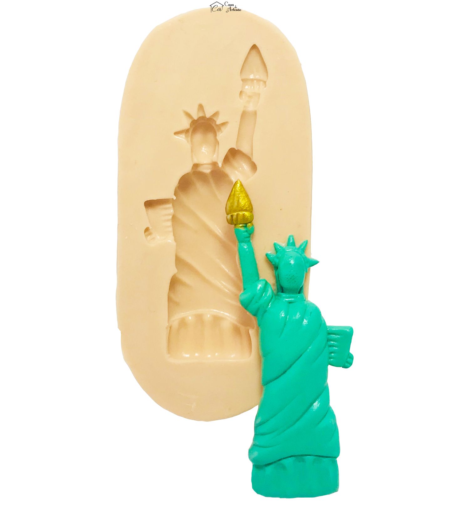 Molde de silicone - Estatuda Liberdade - Media - P415