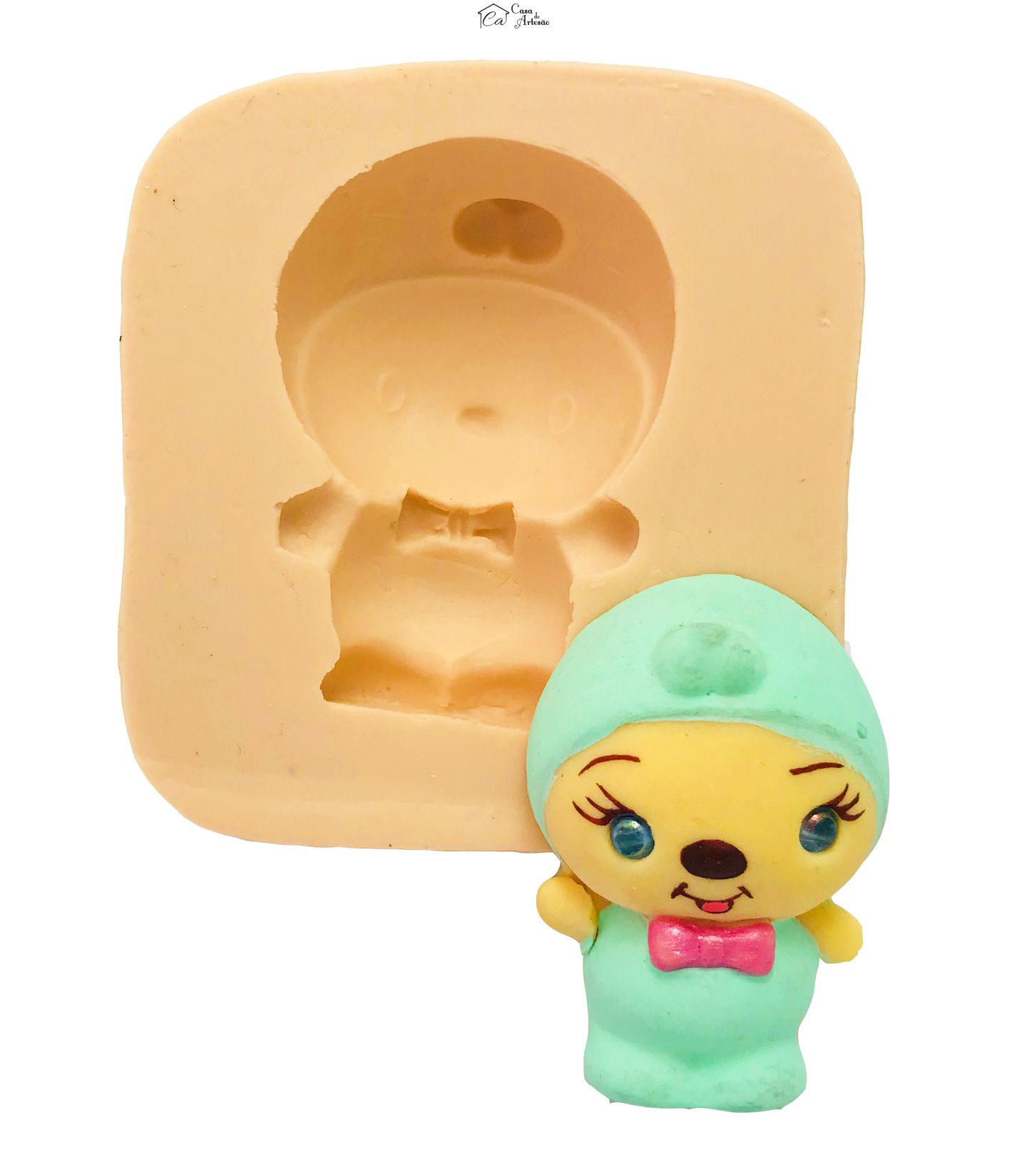 Molde de silicone - Bichinho Japones - P10