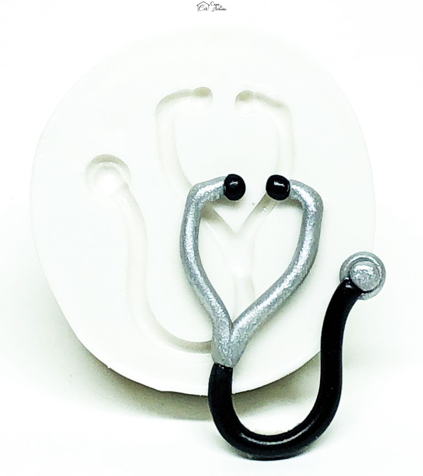 Molde de silicone - Estetoscopio Pequeno - P222