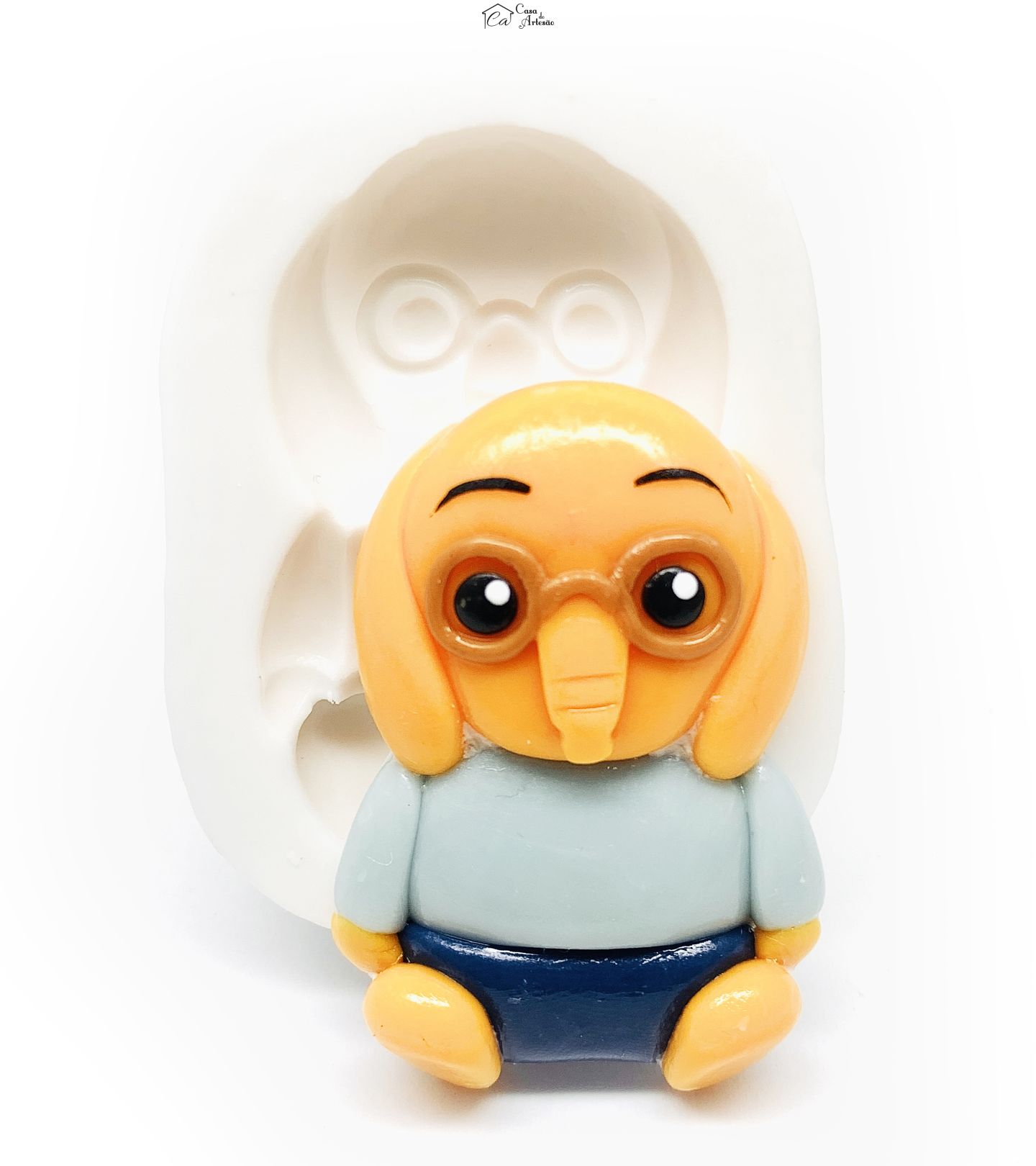 Molde de silicone - Palhaço Plim Plim - Nesho - Grande - P1222