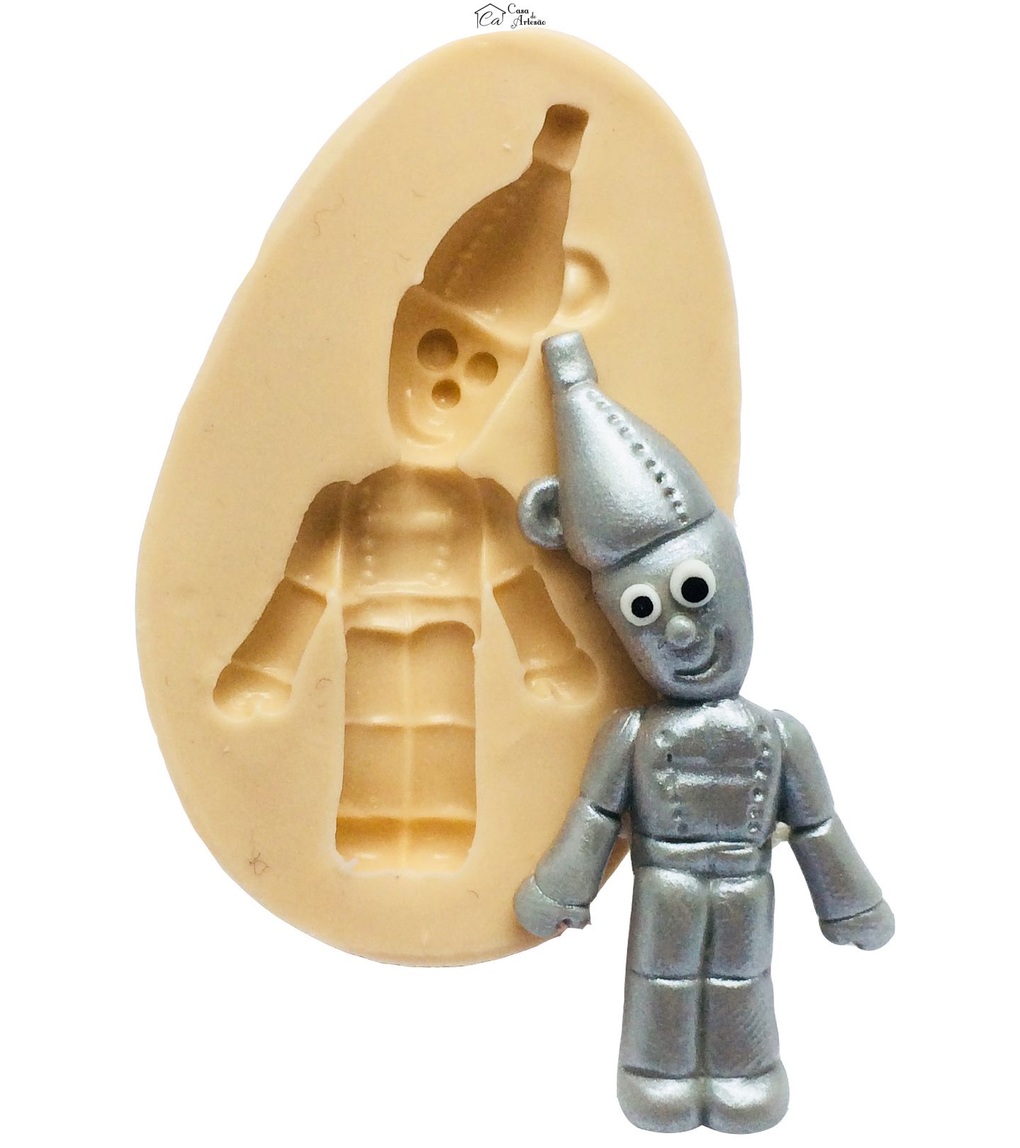 Molde de silicone - Magico de Oz - Homem de Lata Pequeno - P314