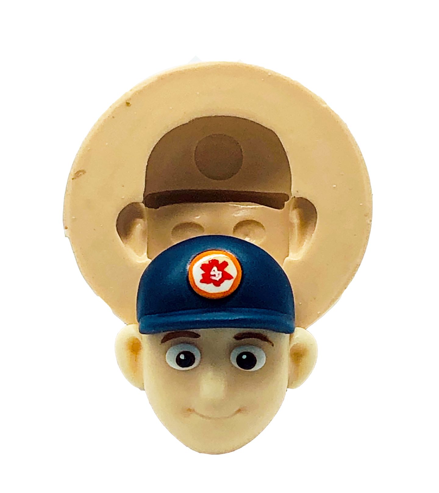 Molde de silicone - Samu - Rosto Enfermeiro - Medio - P793