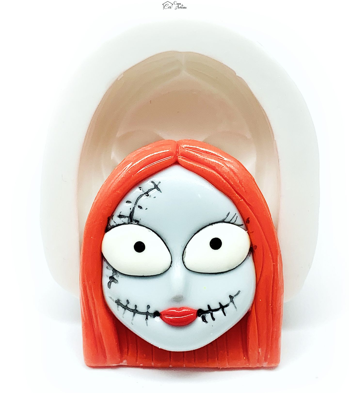 Molde de silicone - O Estranho Mundo de Jack - Rosto Sally - Grande - P1224