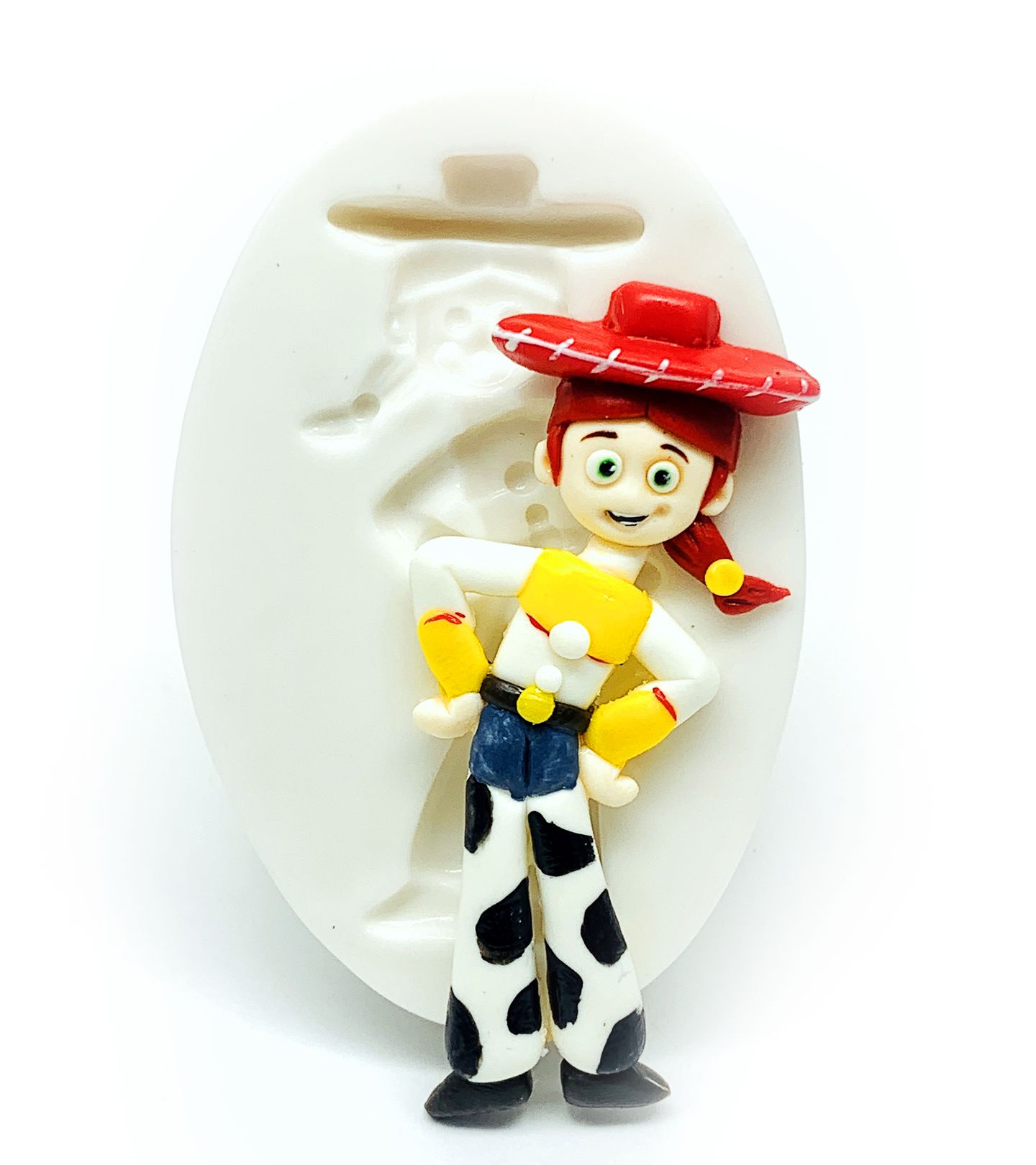 Molde de silicone - Toy Story - Jessie - Media - P650