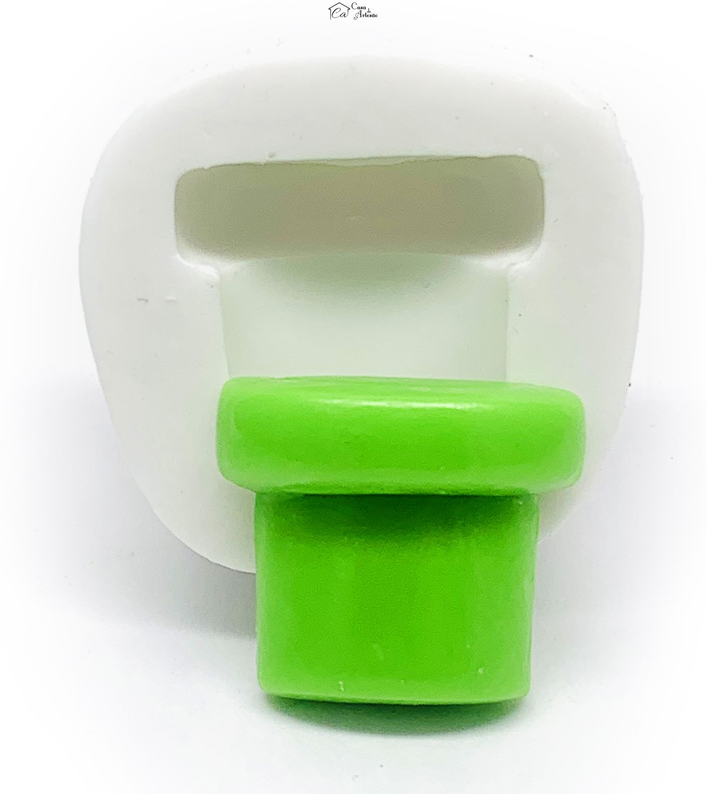 Molde de silicone - Super Mario Bros. - Cano - Pequeno - P1201