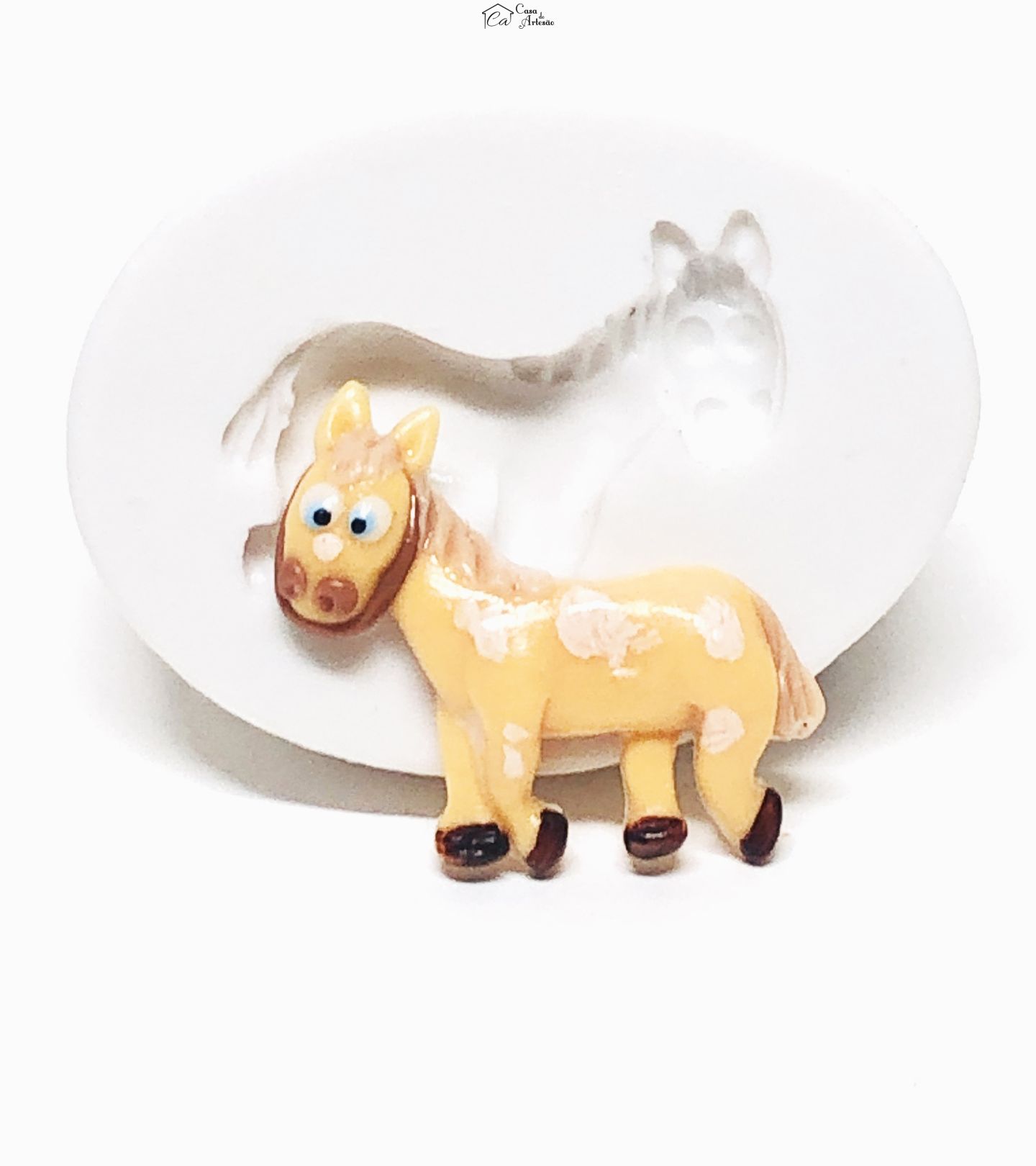 Molde de silicone - A Fazenda do Zenon - Bretão - Pequeno - P1066