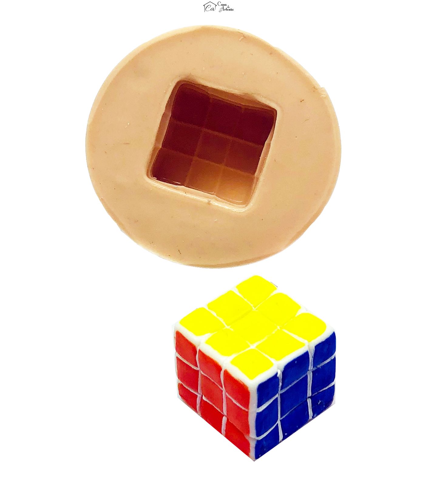Molde de silicone - Cubo Magico - Medio - P849