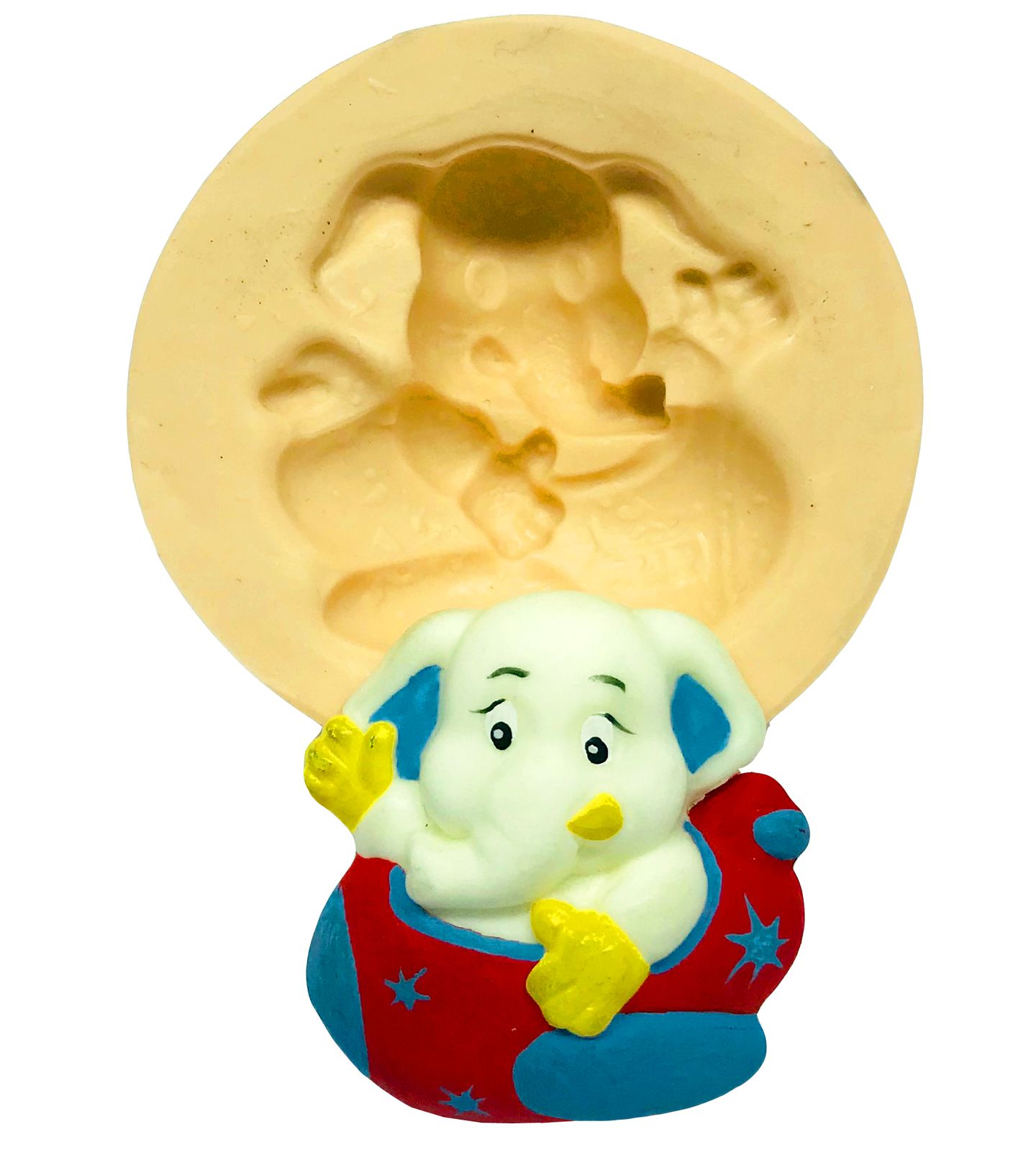 Molde de silicone - Elefante no Aviao