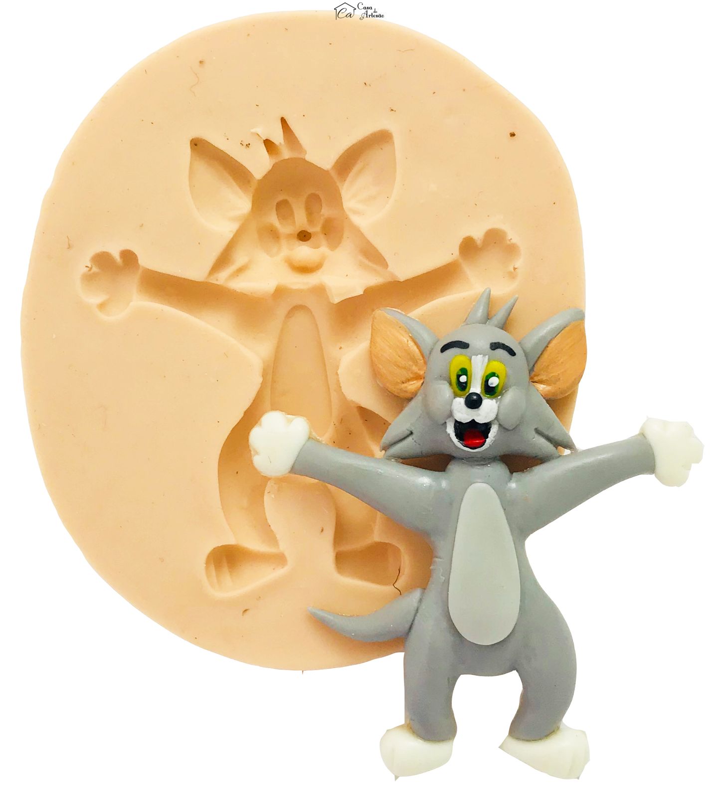 Molde de silicone - Tom e Jerry - Tom Medio - P447