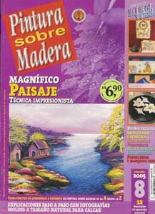 Revista - Ed.Bienvenidas - Arg - Pintura Madera - nº 08