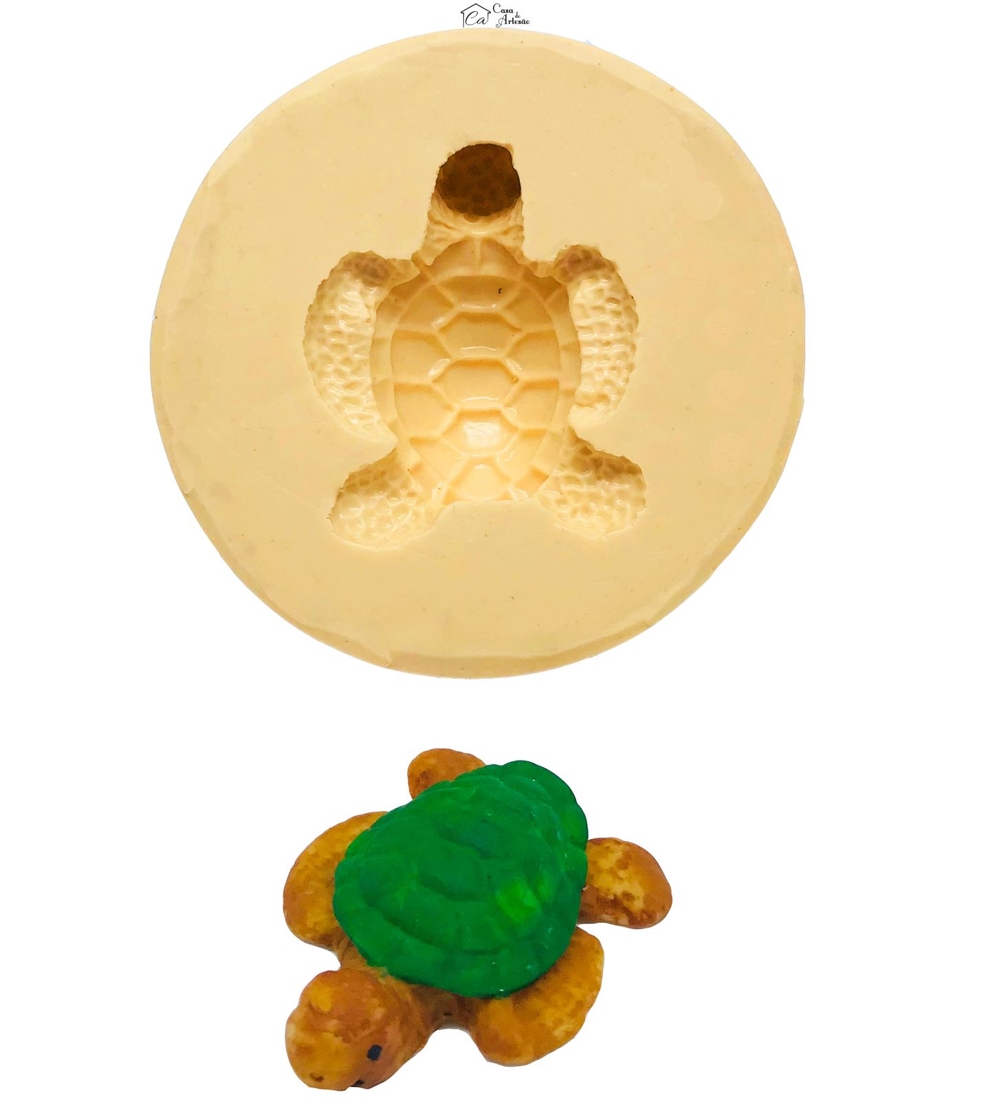 Molde de silicone - Tartaruga