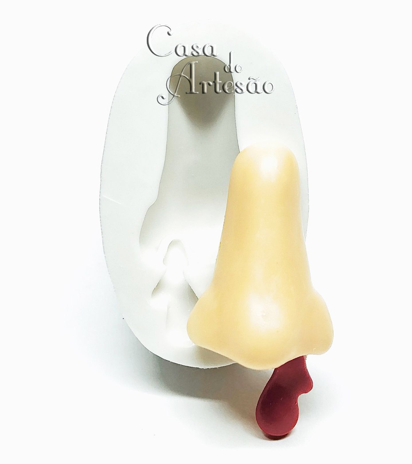 Molde de silicone - Stranger Things - Nariz Eleven - Grande - P925