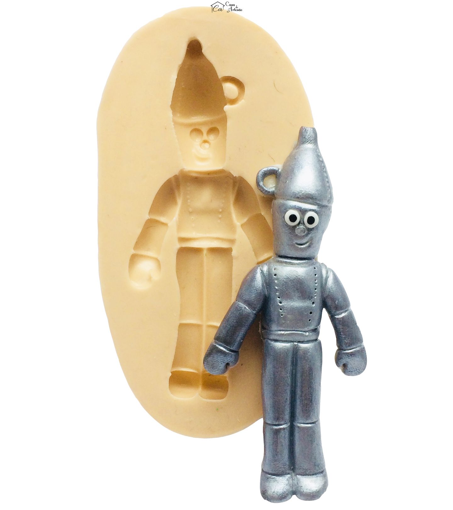 Molde de silicone - Magico de Oz - Homem de Lata Grande - P319