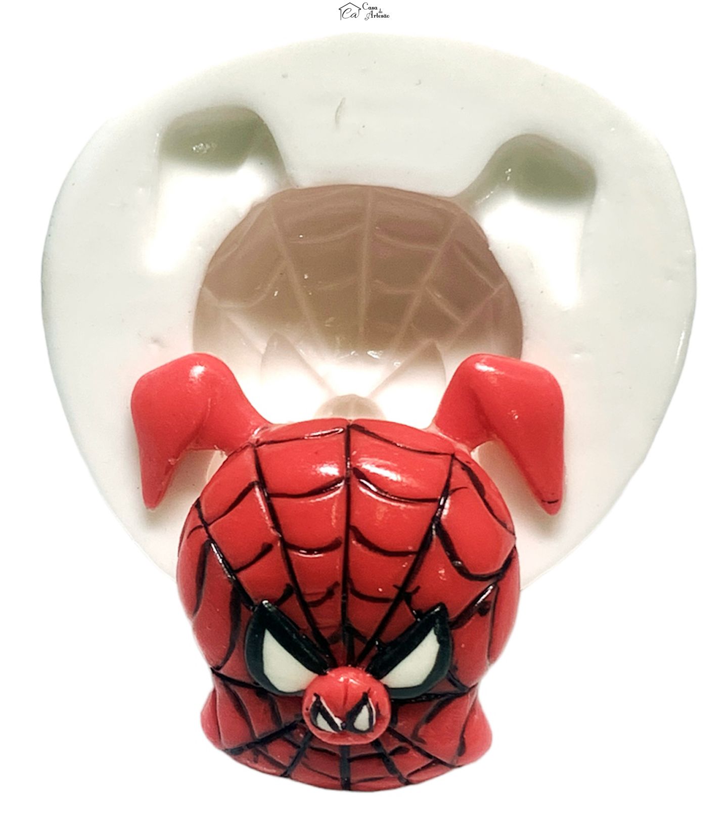Molde de silicone - Porco Aranha - Rosto - Medio - P1229