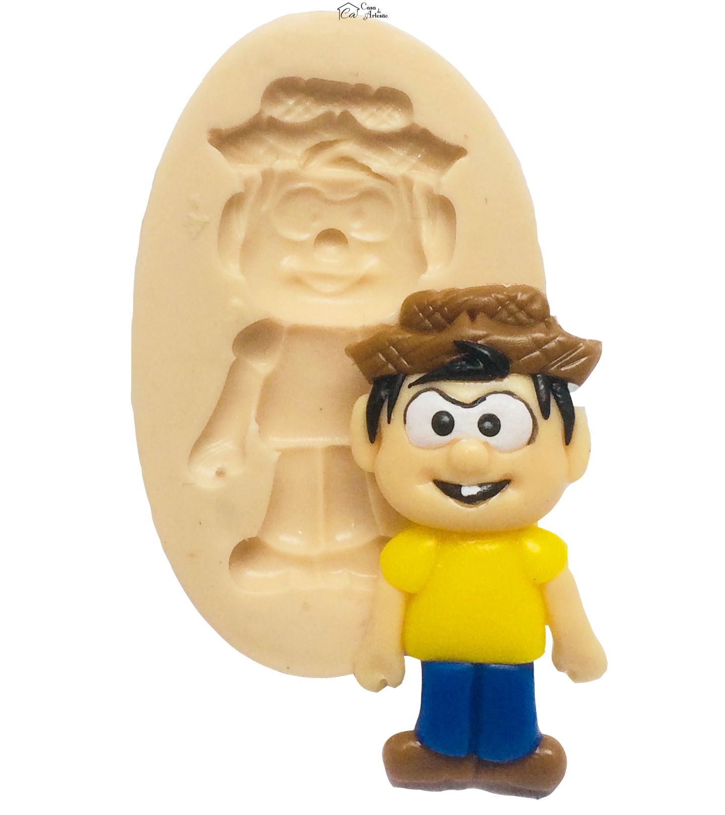 Molde de silicone - Menino da Roça - P207