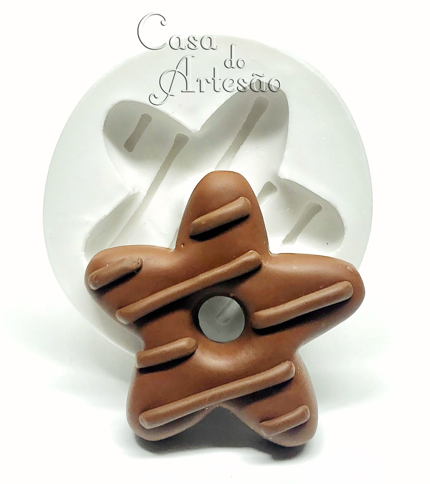 Molde de silicone - Pao de Mel - Grande - P911