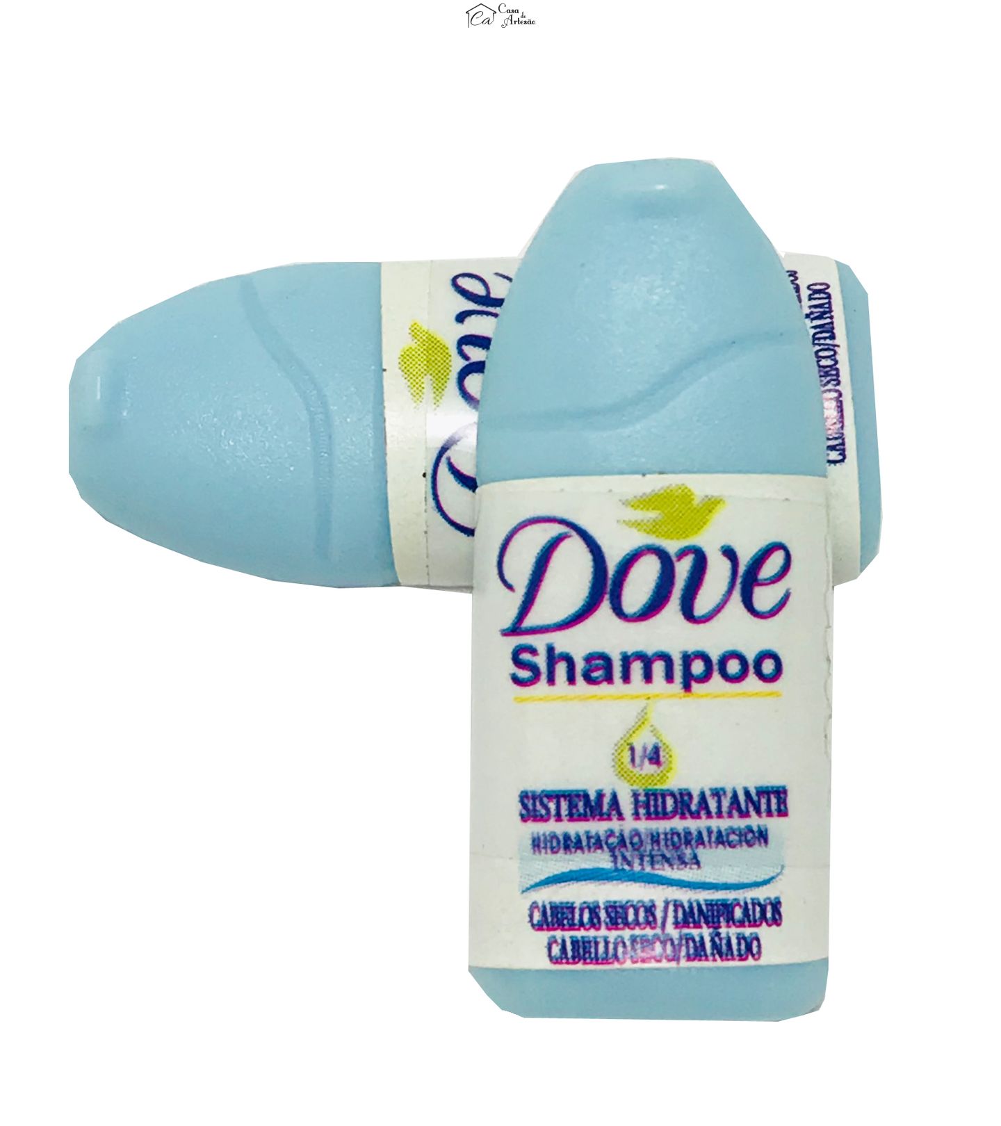 Miniaturas - Shampoo Dove - (1/2 Vidro) - Emb c/ 05