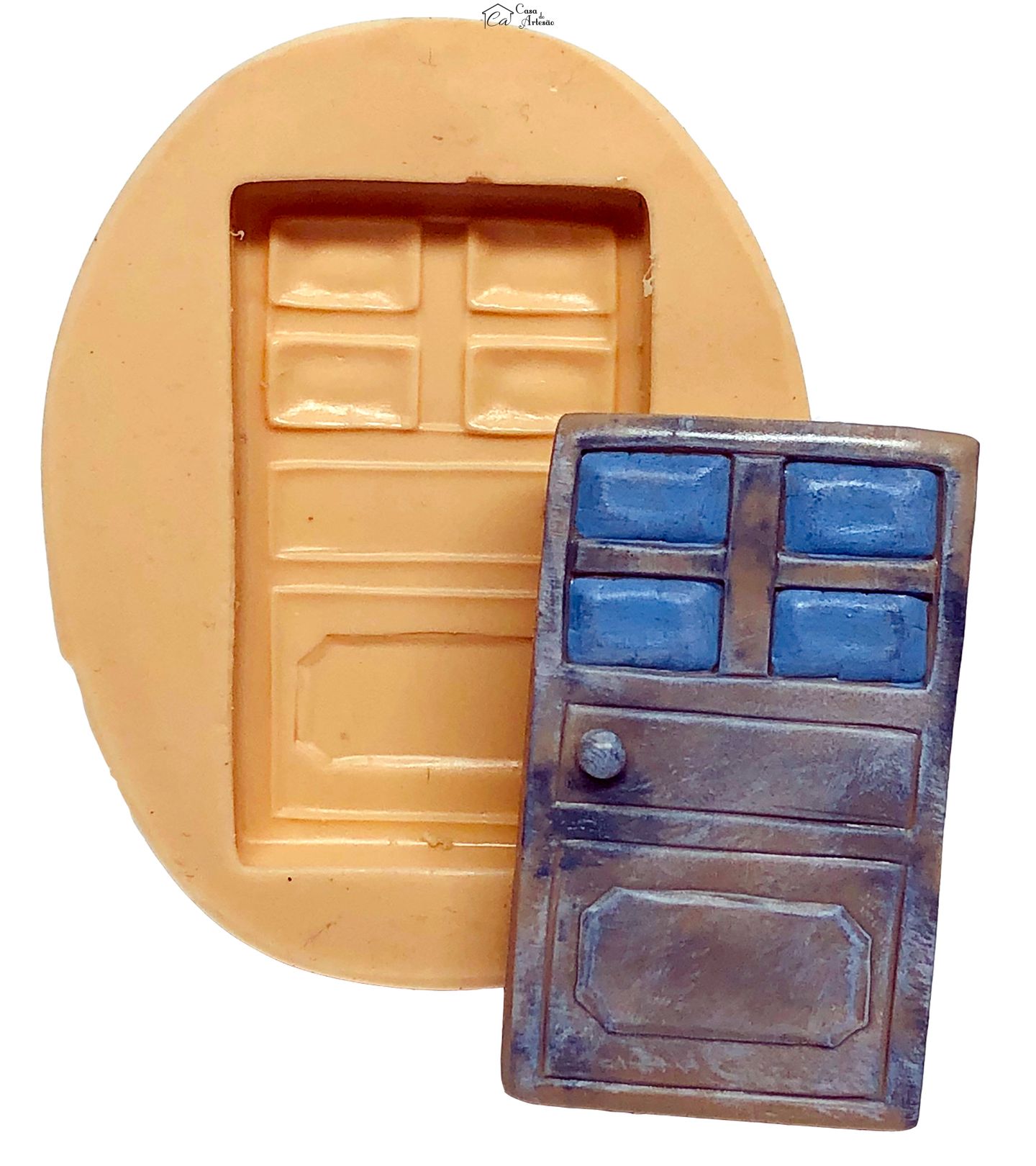 Molde de silicone - Porta - Mod. 05 - Media - P675