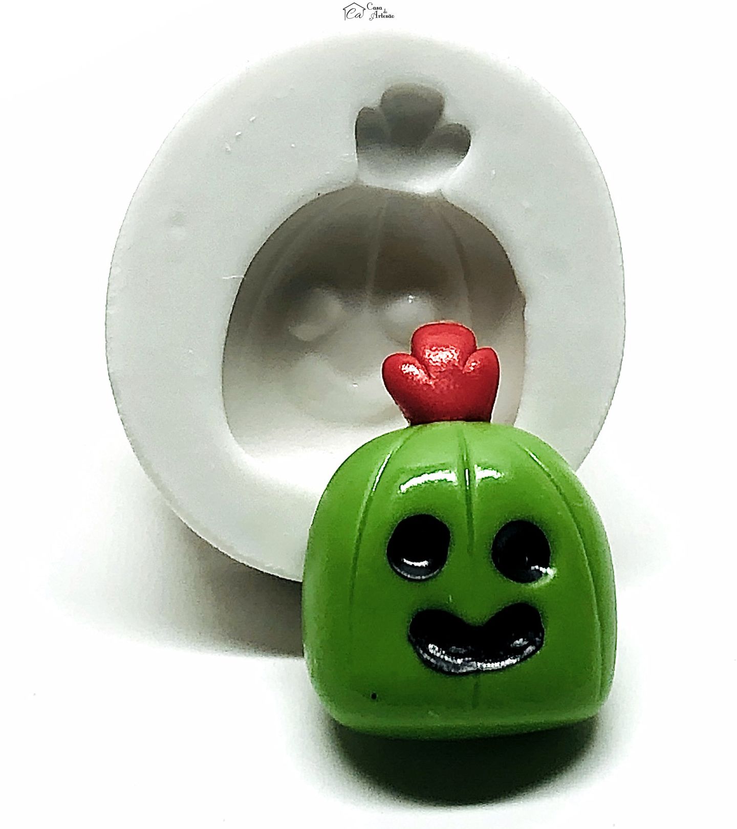 Molde de silicone - Brawl Stars - Rosto Spikey - Medio - P998