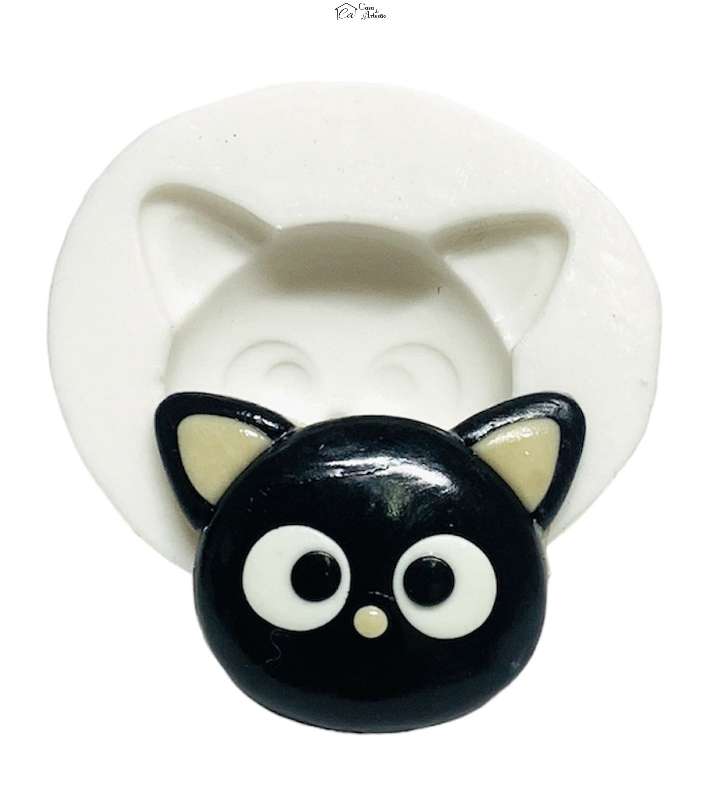 Molde de silicone - Hello Kitty - Rosto Chococat - Medio - P1244