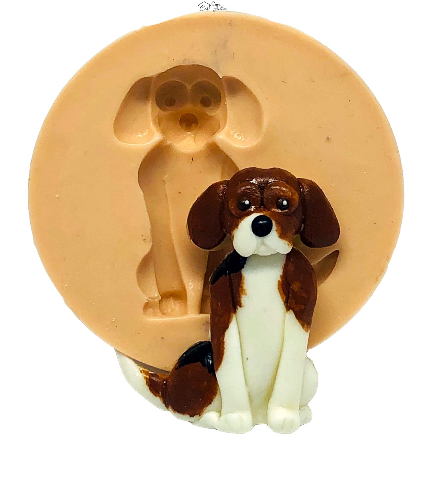 Molde de silicone - Cachorro - Beagle - Pequeno - P845