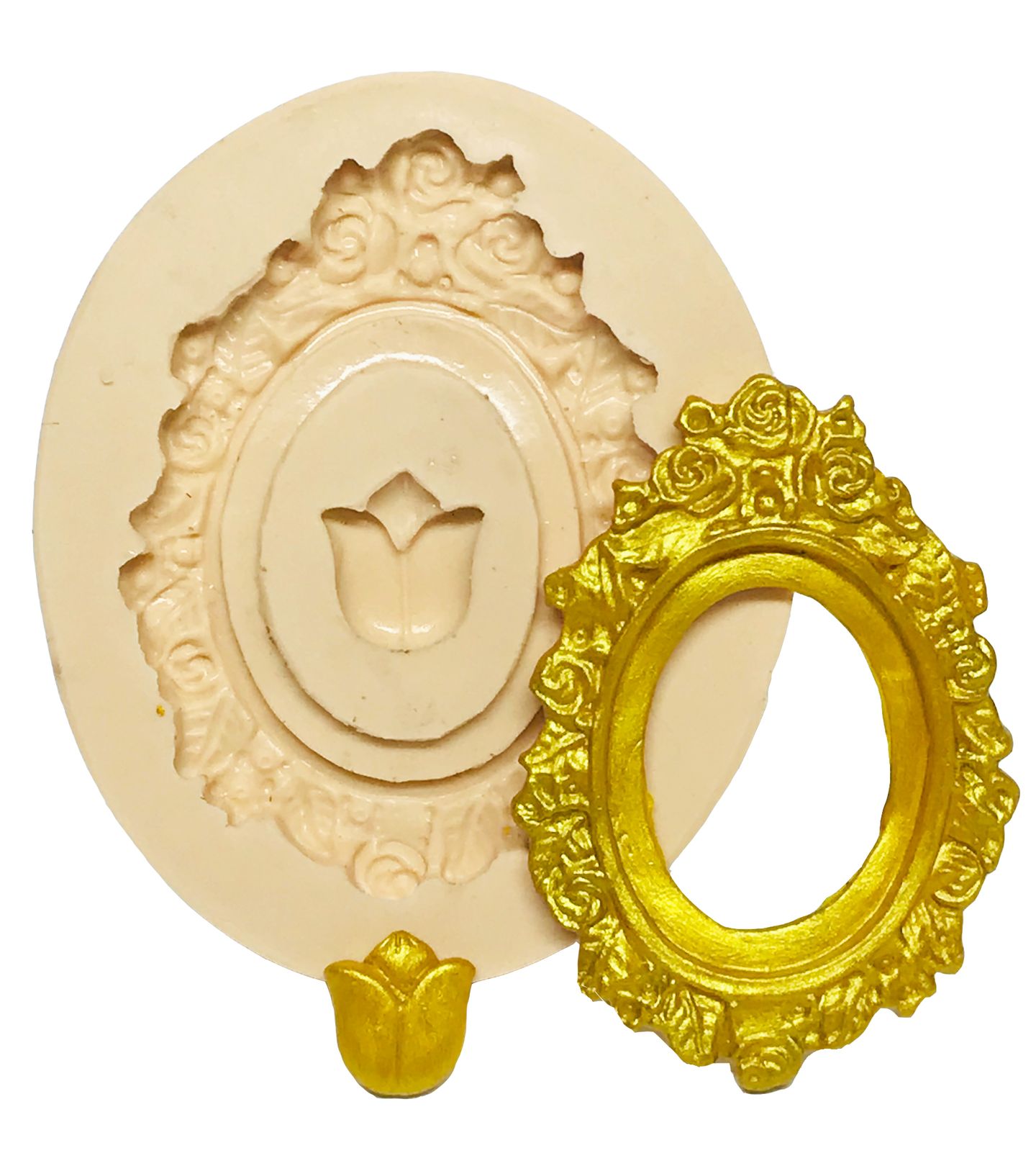 Moldura Grande com Aplique - P561