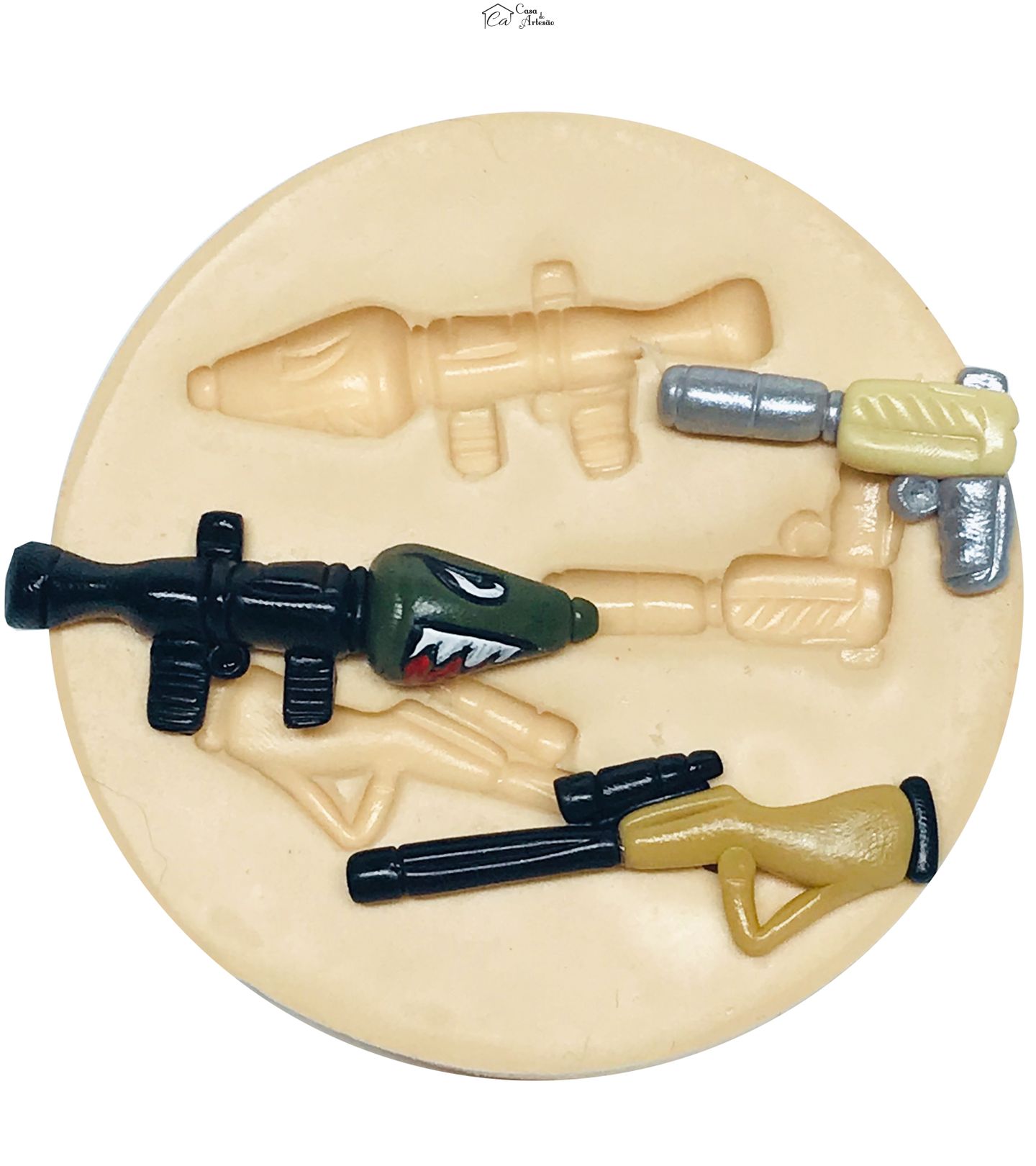 Molde de silicone - Fortnite - 03 Tipos - Pequeno - P565