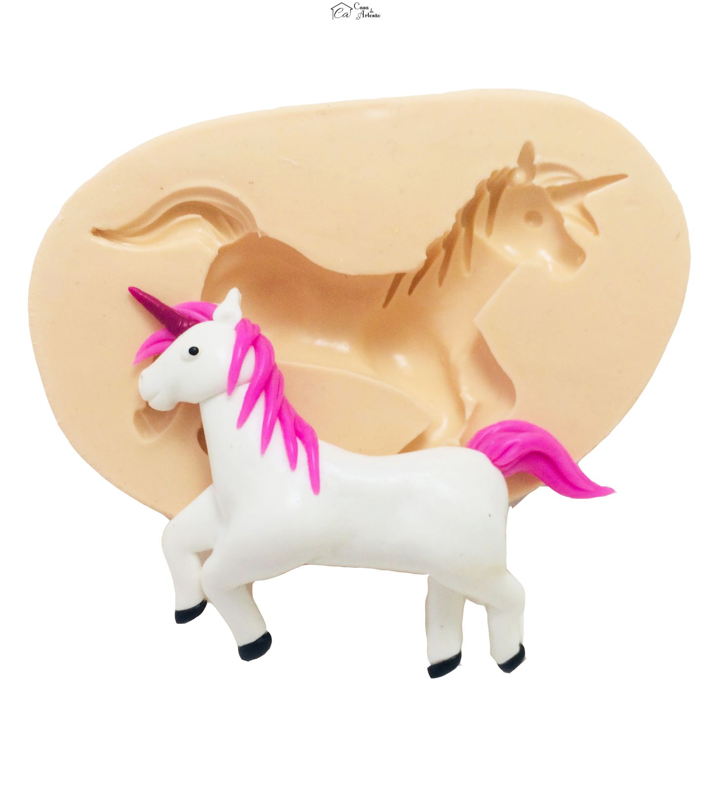 Molde de silicone - Unicornio - Grande - P376