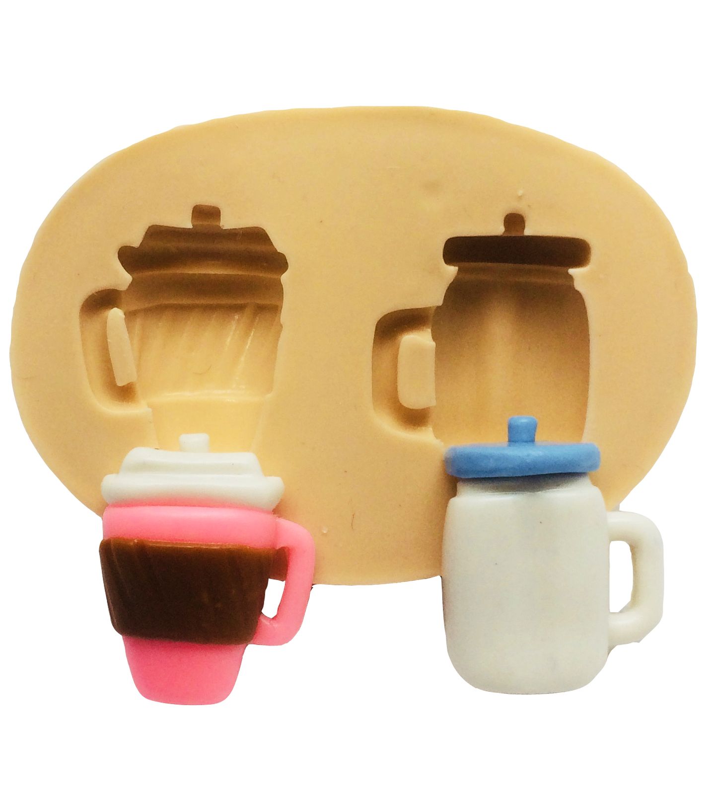 Molde de silicone - Boneca Lol - Copos - Medio -  P366