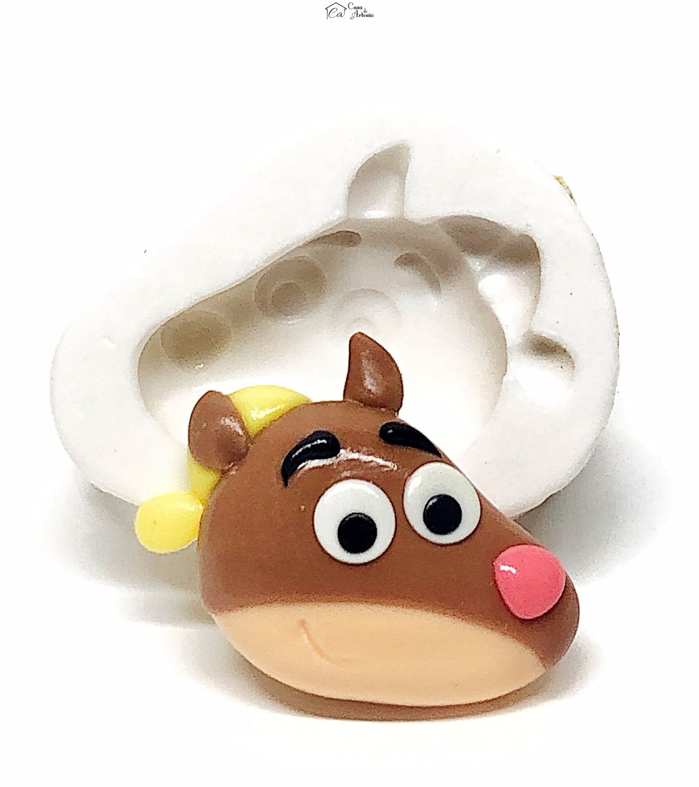 Molde de silicone - Caninopolis - Rosto Flip - Medio - P1109