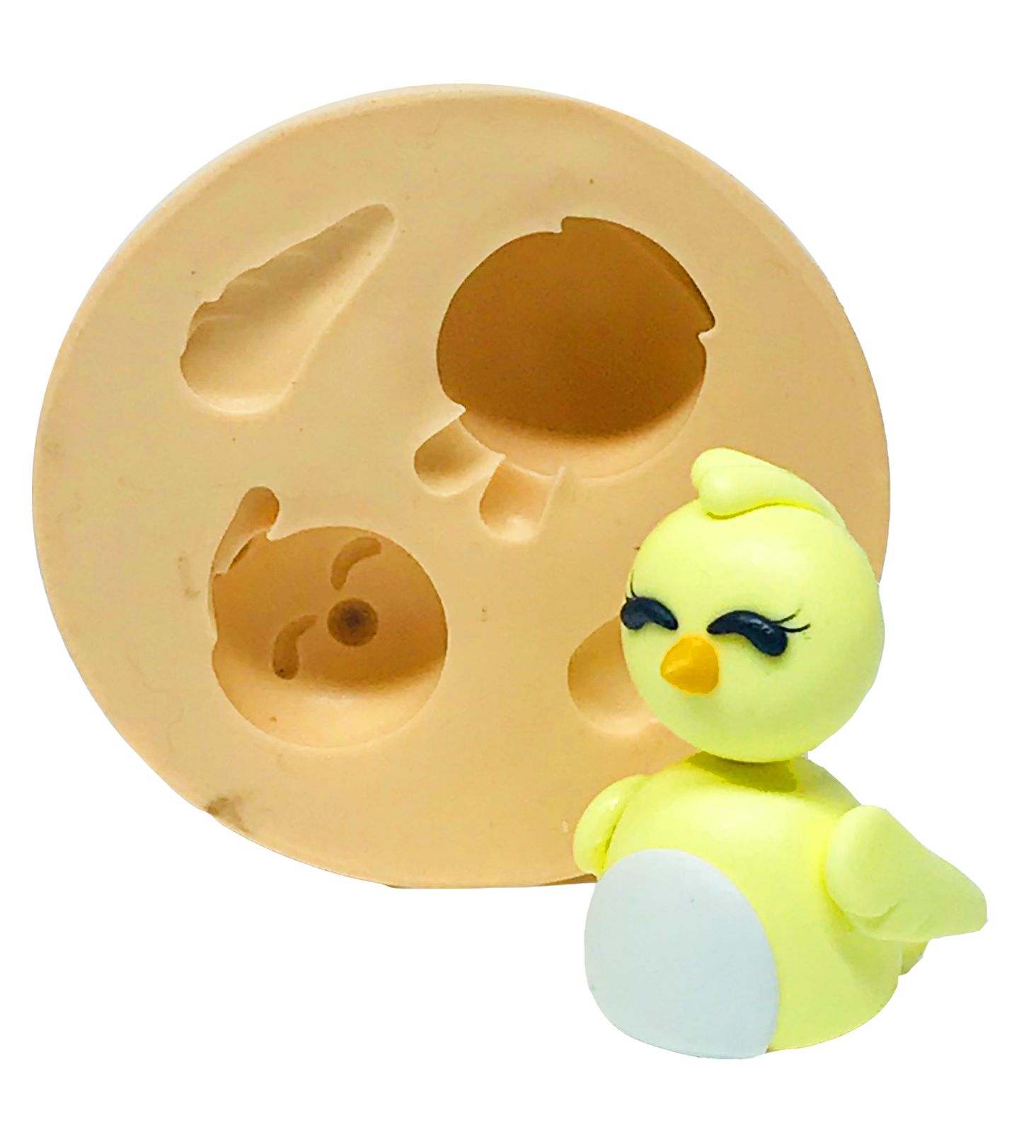 Molde de silicone - Pássaro - 3D - Mod. 03 - Medio