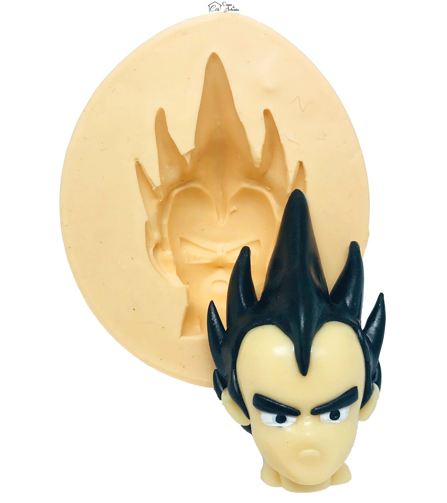 Molde de silicone - Dragon Ball - Vegeta - Grande - P483
