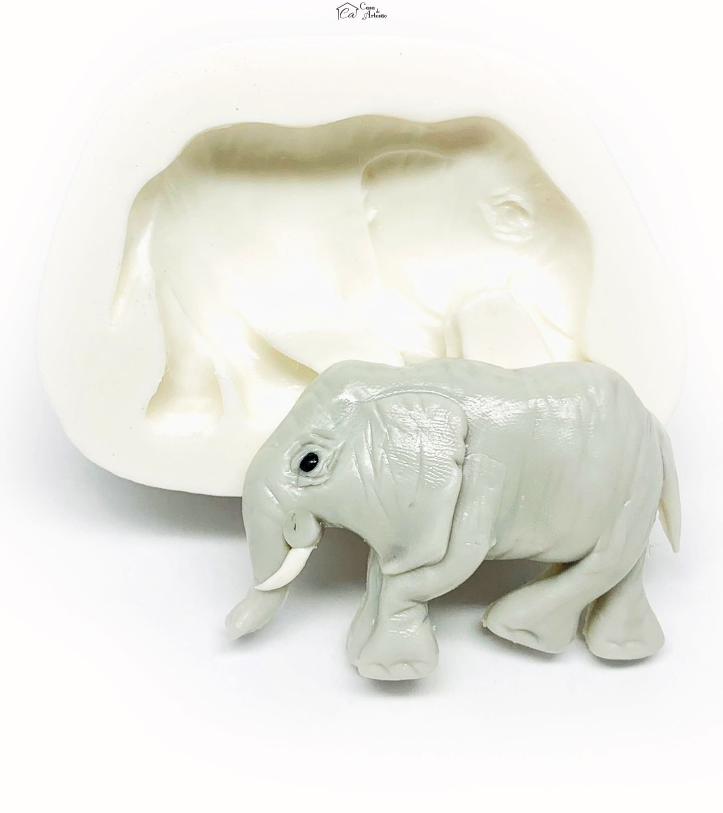 Molde de silicone - Elefante - Medio - P1176