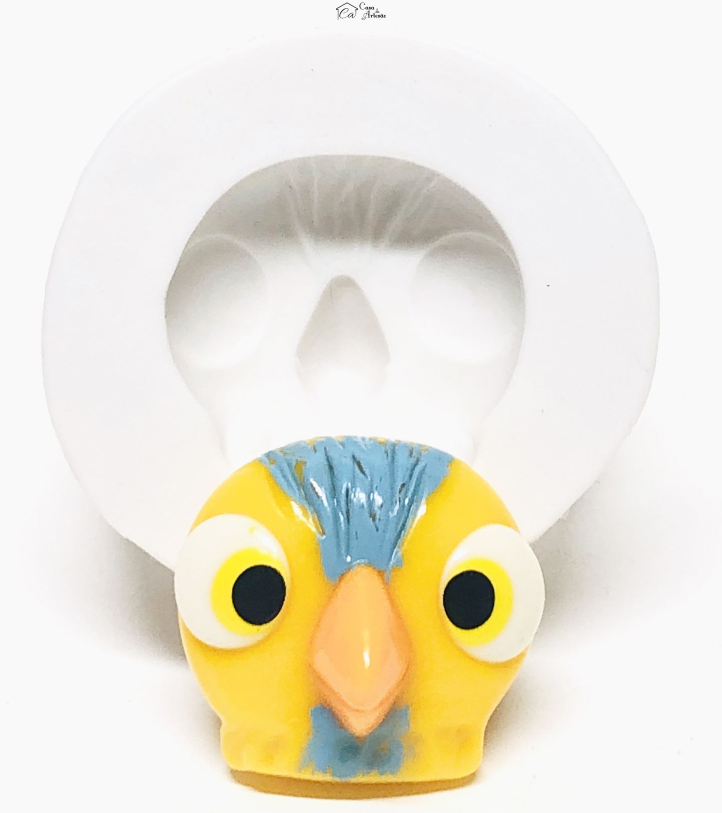 Molde de silicone - A Fazenda do Zenon - Rosto Pepe - Medio - P1070