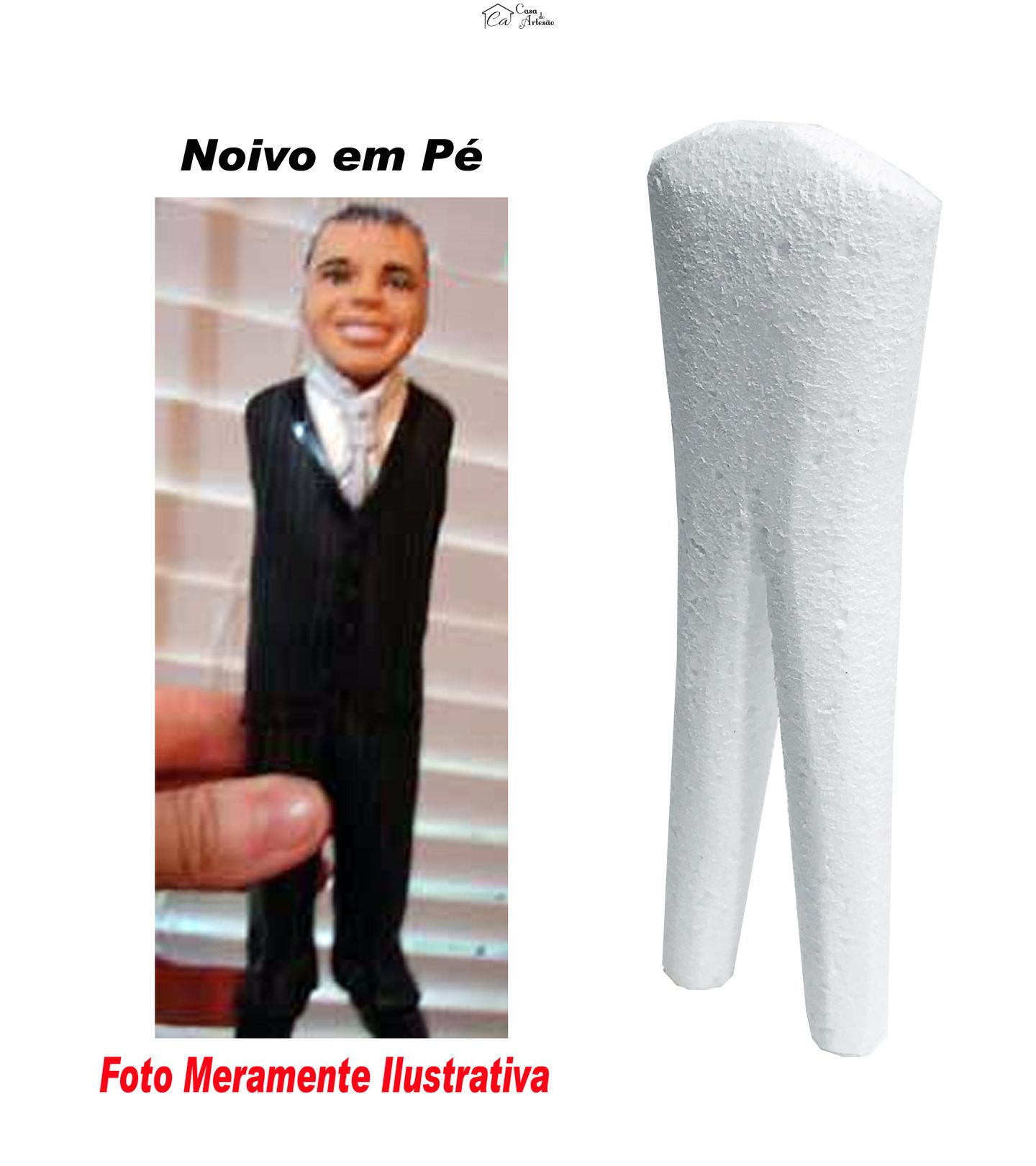 Isopor - H01 - Corpo Noivo em Pé