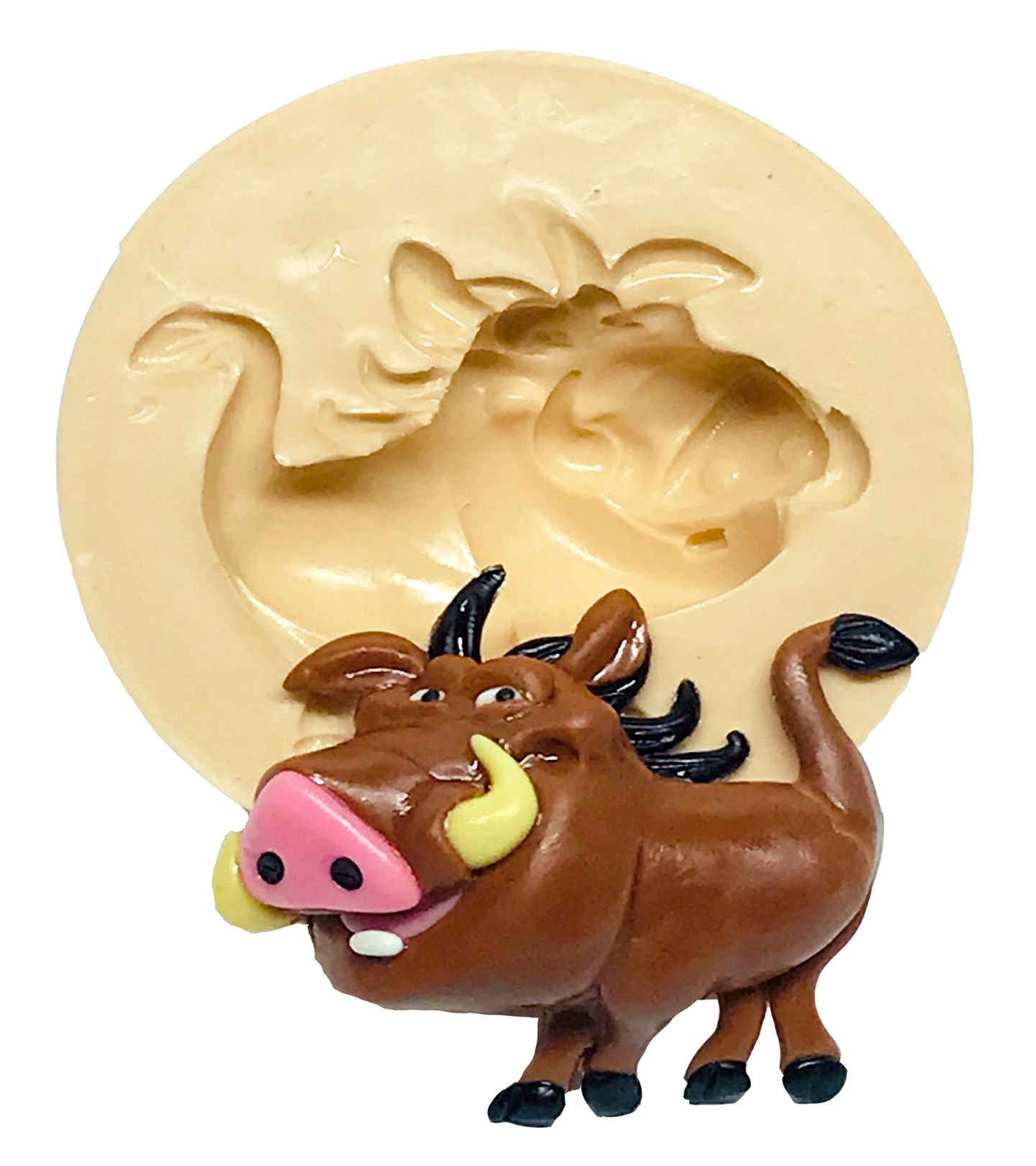 Molde de silicone - Rei Leão - Pumba -  Grande - P618
