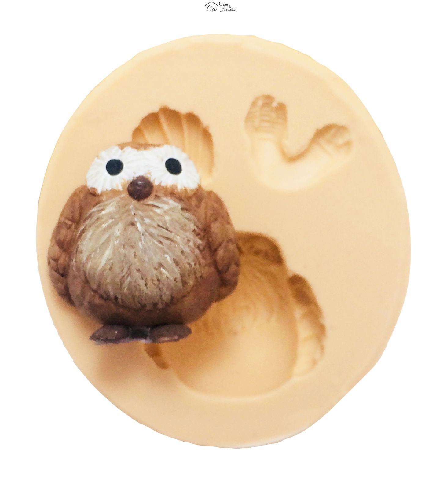 Molde de silicone - Coruja Mini