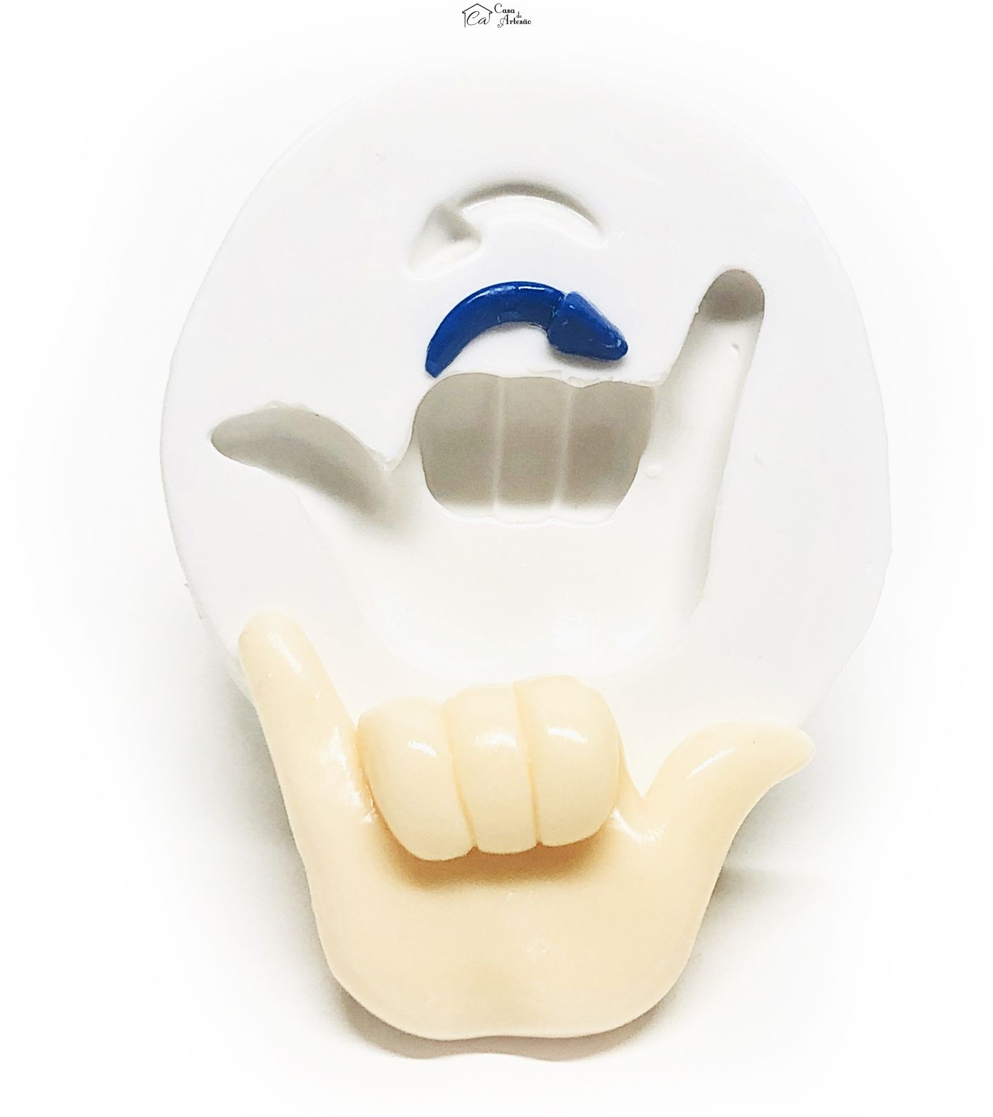 Molde de silicone - Alfabeto Libras - Y - Grande - P1095