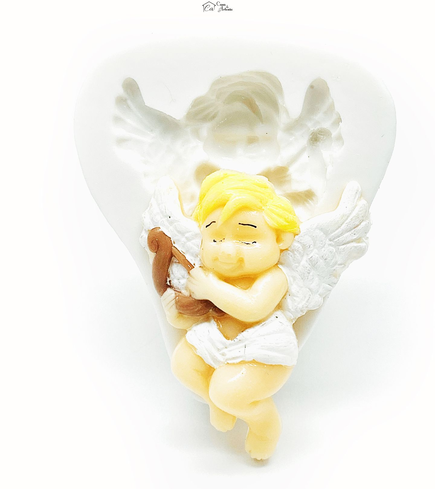 Molde de silicone - Anjo - Modelo 2 -Tamanho Único - P1150