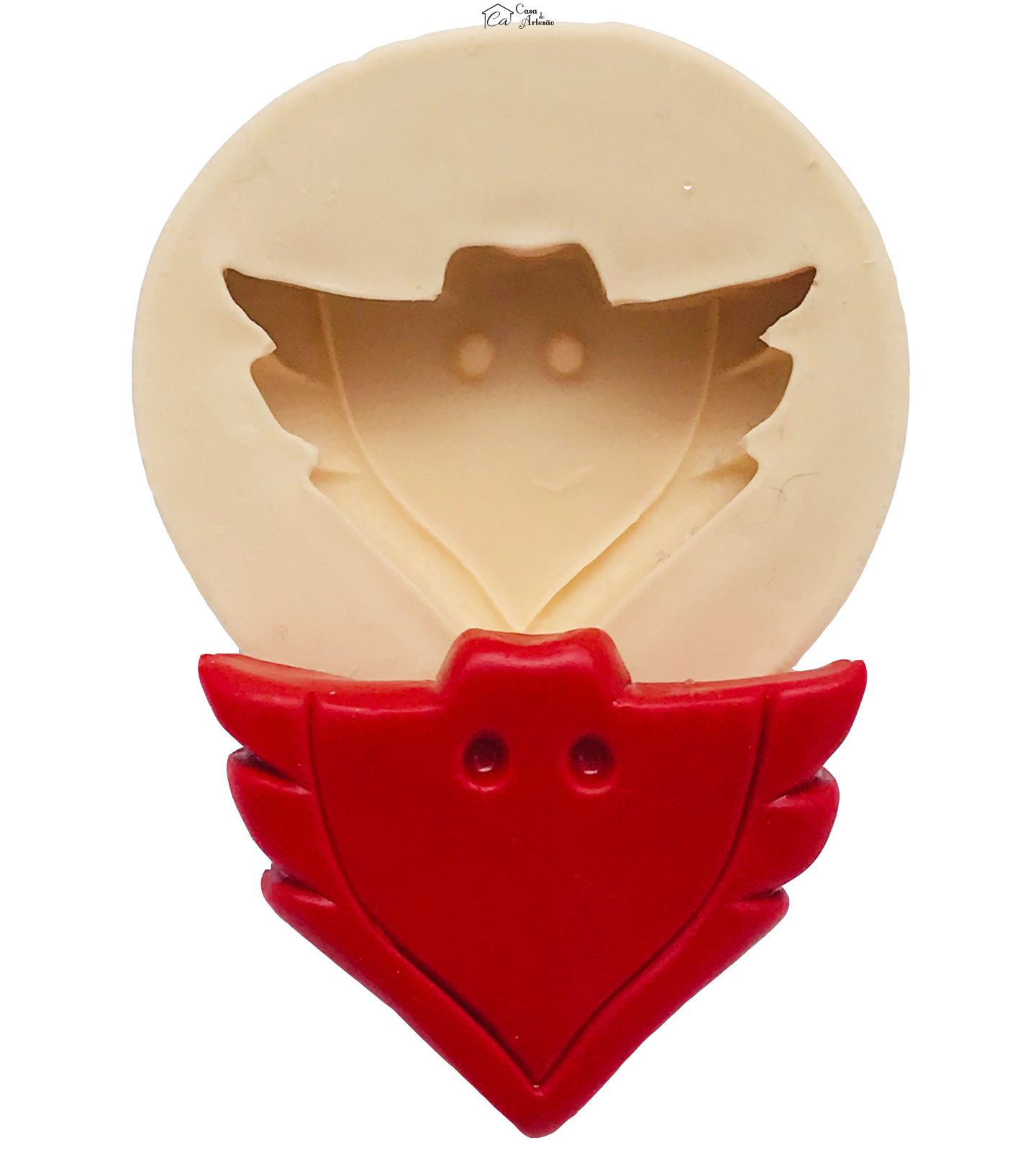 Molde de silicone - PJMasks - Mascara Owlette - Media - P460