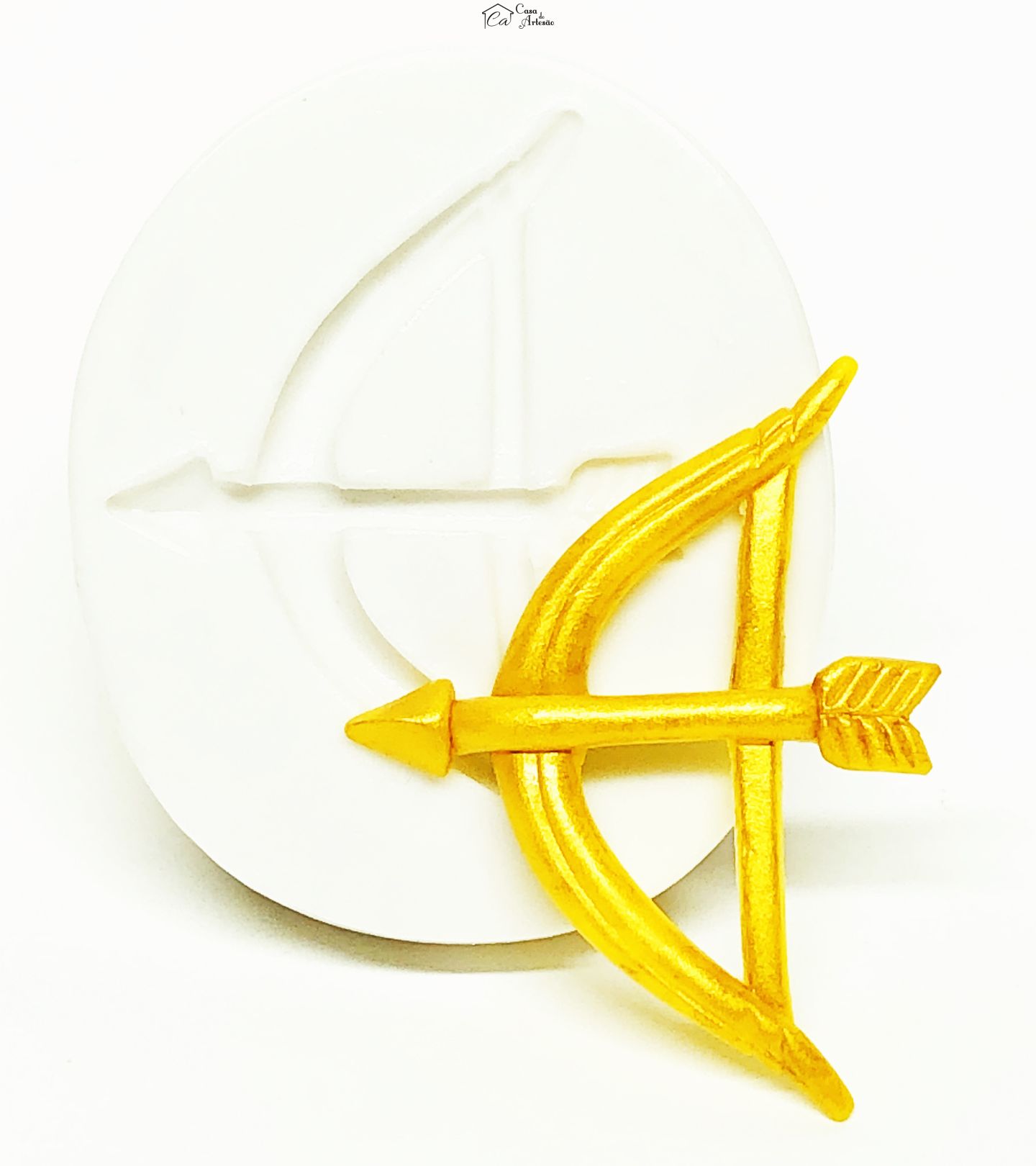 Molde de silicone - Arco e Flecha - Mod.02 - Medio - P414