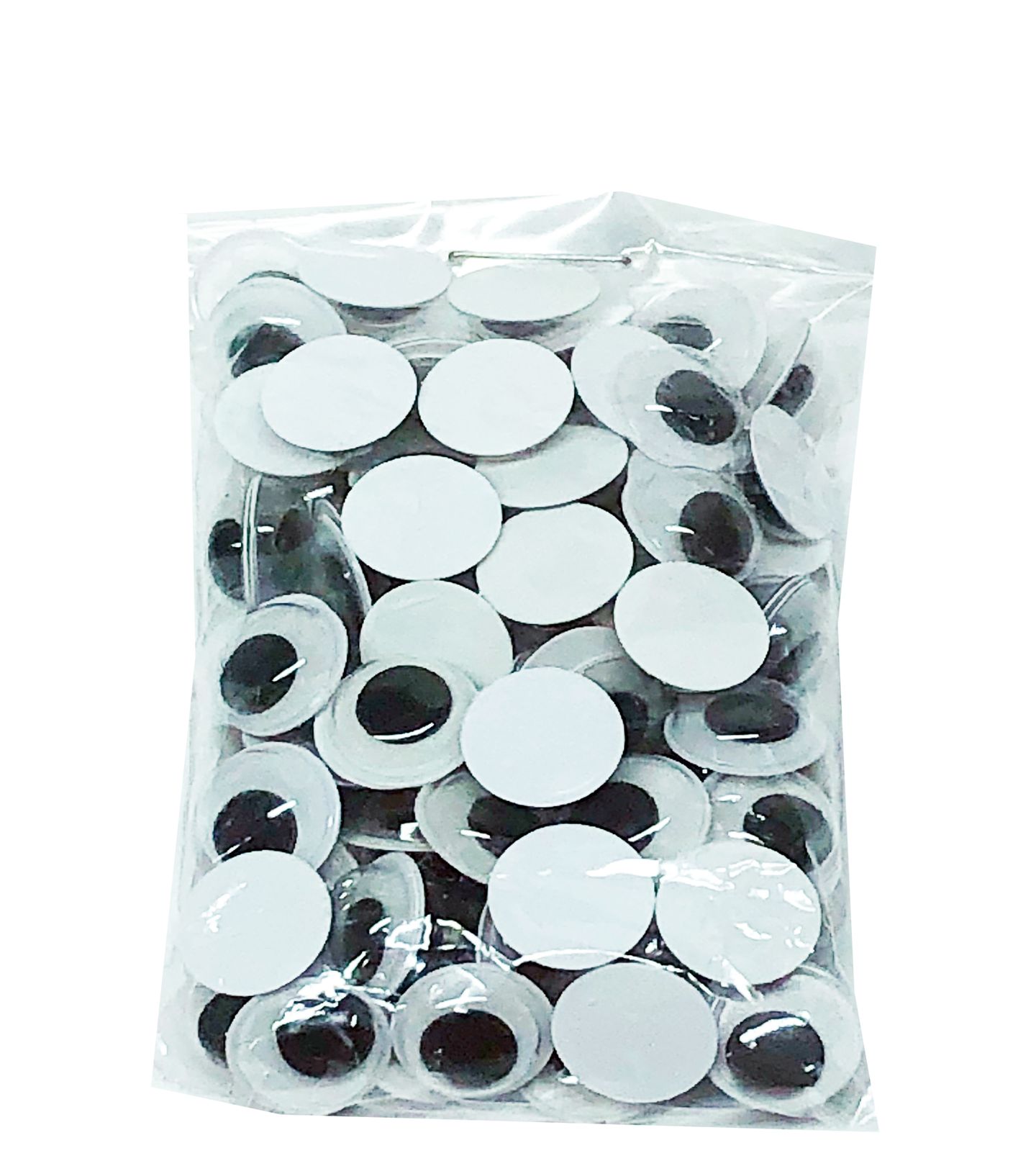 Olho Móvel 10 mm - Emb c/ 50 Pares - Preto