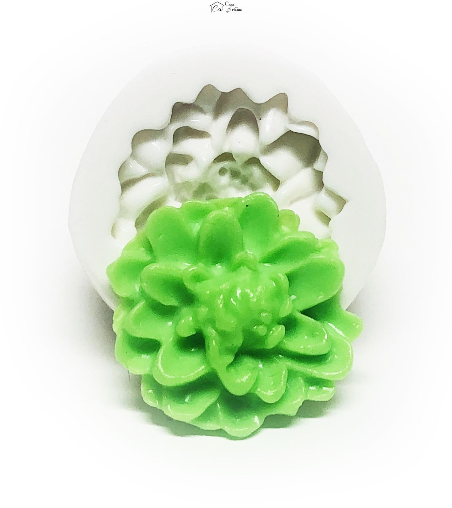Molde de silicone - Flor - Suculenta - Pequena - P1098