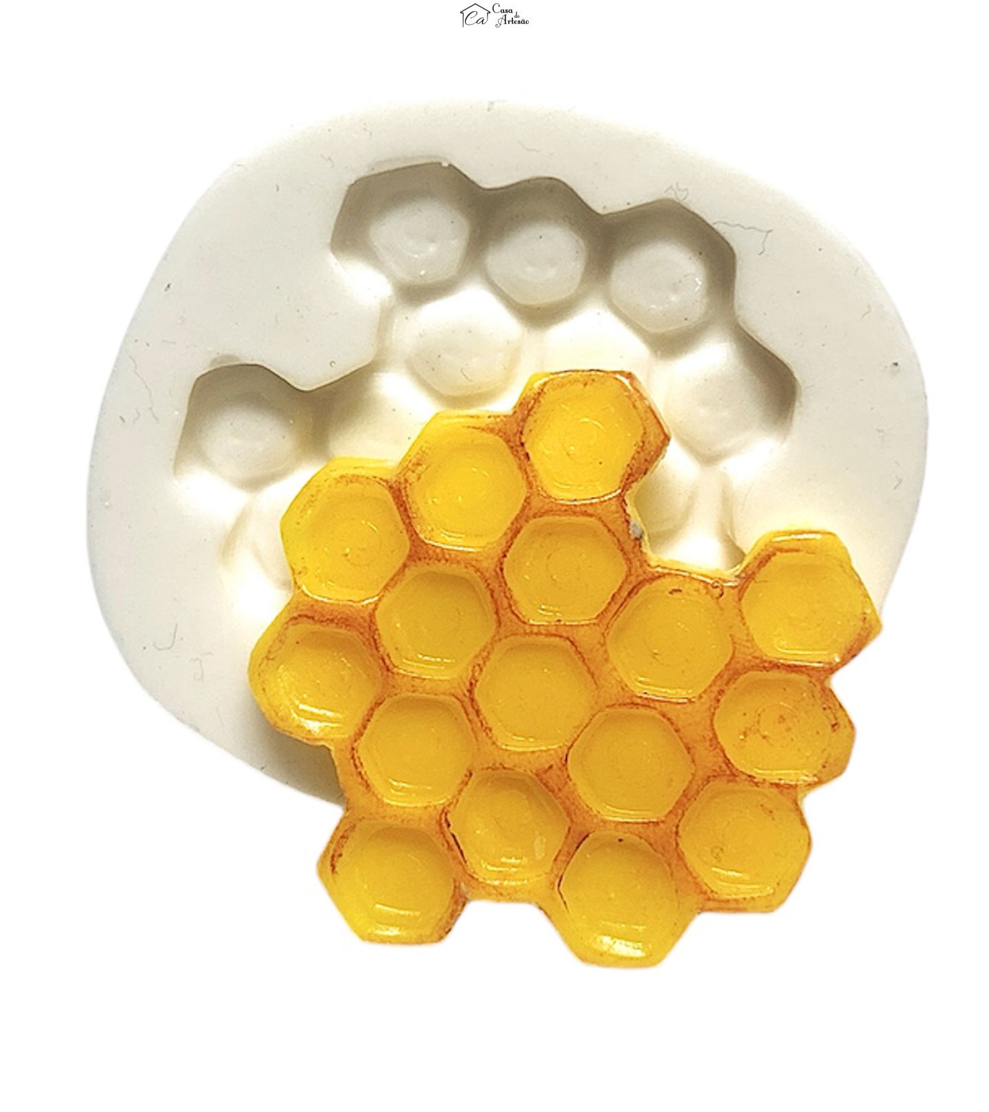 Molde de silicone - Mel - Favo - Medio - P1226