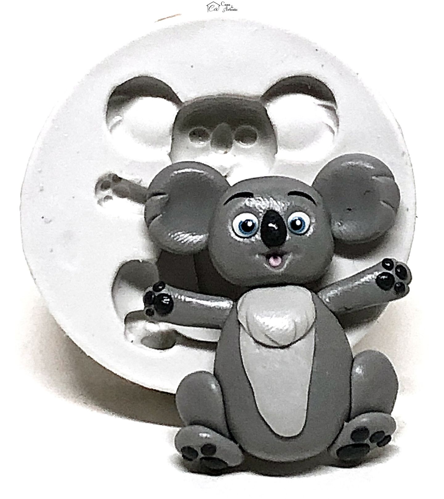 Molde de silicone - Coala - Media - P556