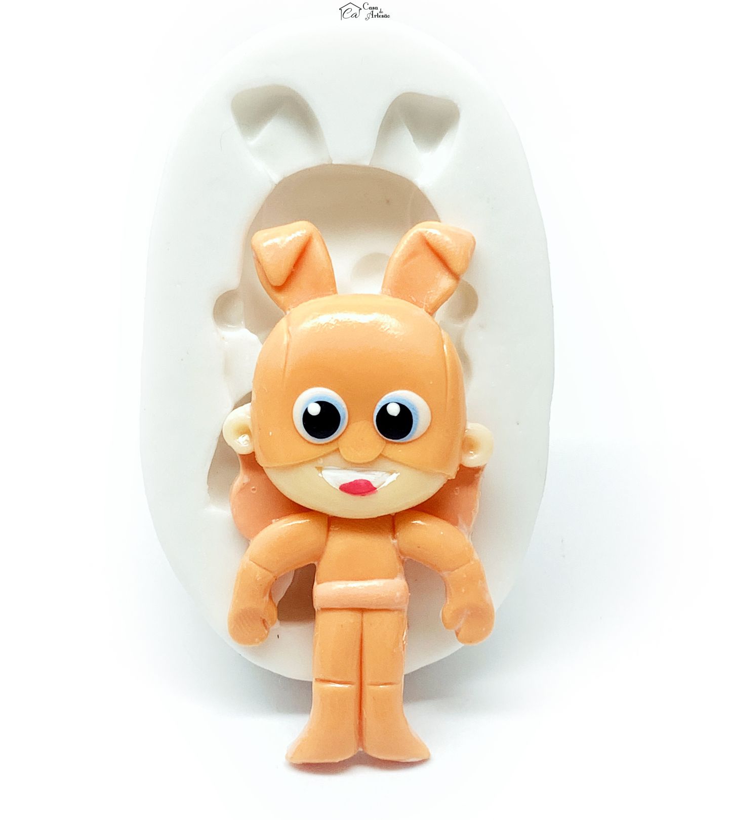 Molde de silicone - Os Aventureiros - Aventureiro Laranja - Grande - P1221