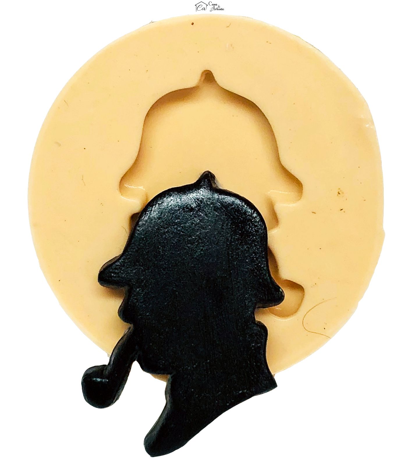 Molde de silicone - Detetive - Sombra Rosto - Pequena - P647