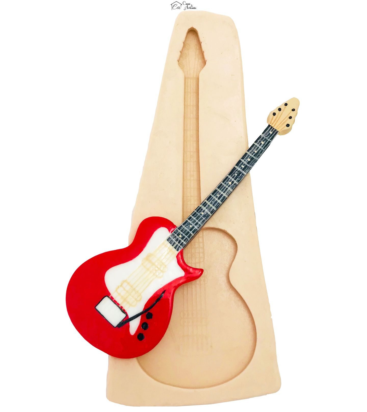 Molde de silicone - Guitarra - Mod.08 - P136