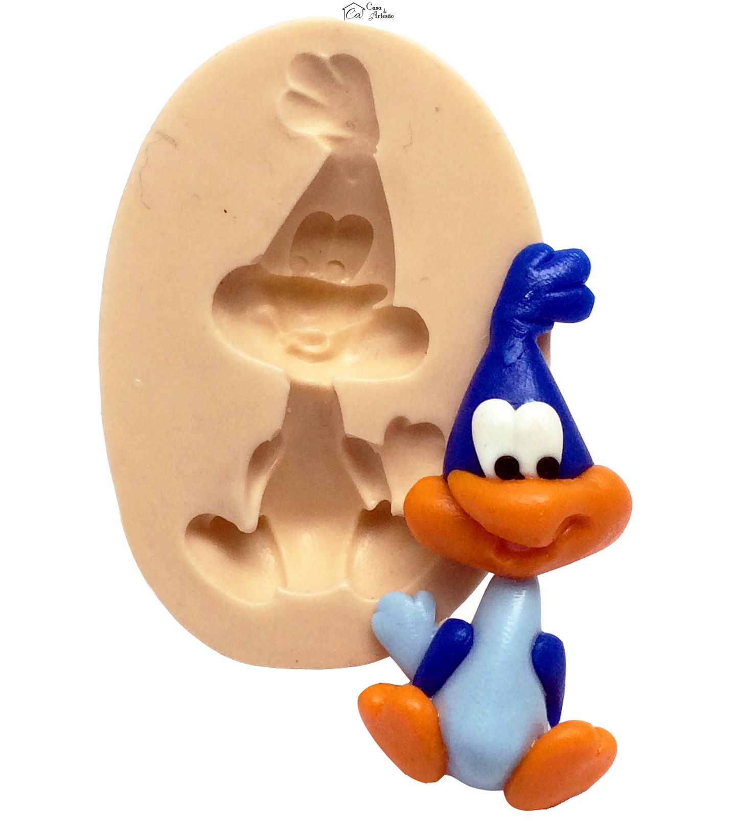 Molde de silicone - Looney Tunes - Papa Leguas Baby - Medio - P168