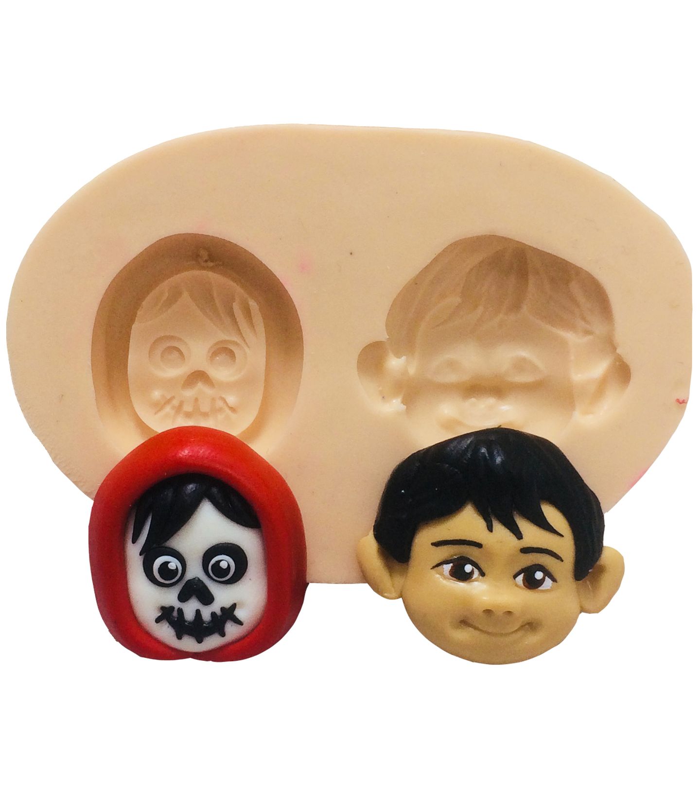 A vida é uma Festa - Rosto Miguel e Caveira (Miguel) - P384